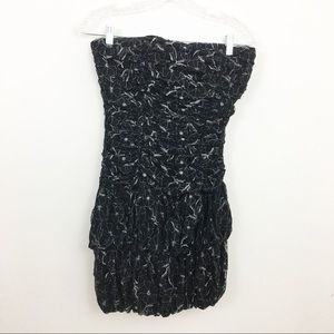 My Michelle Junior Black Strapless Mini Dress